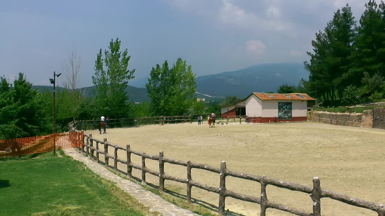 Stock Video Horses On The Farm Animated Wallpaper