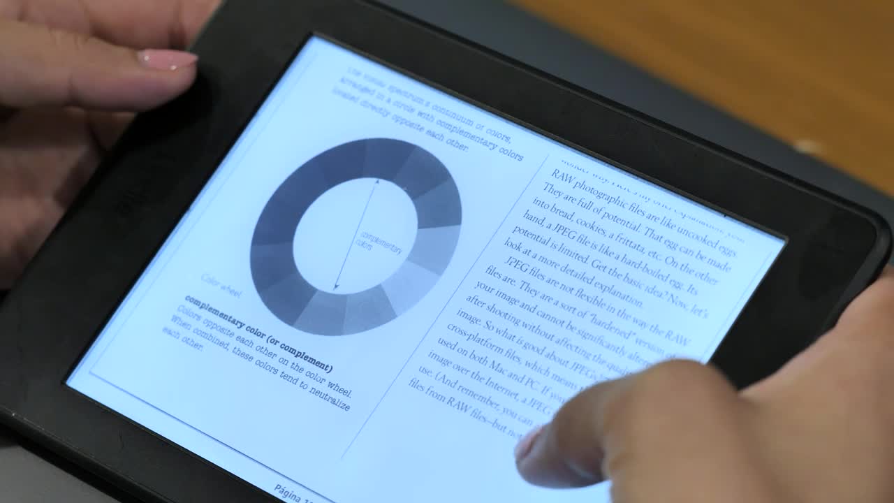 Stock Video Holding A Tablet Animated Wallpaper