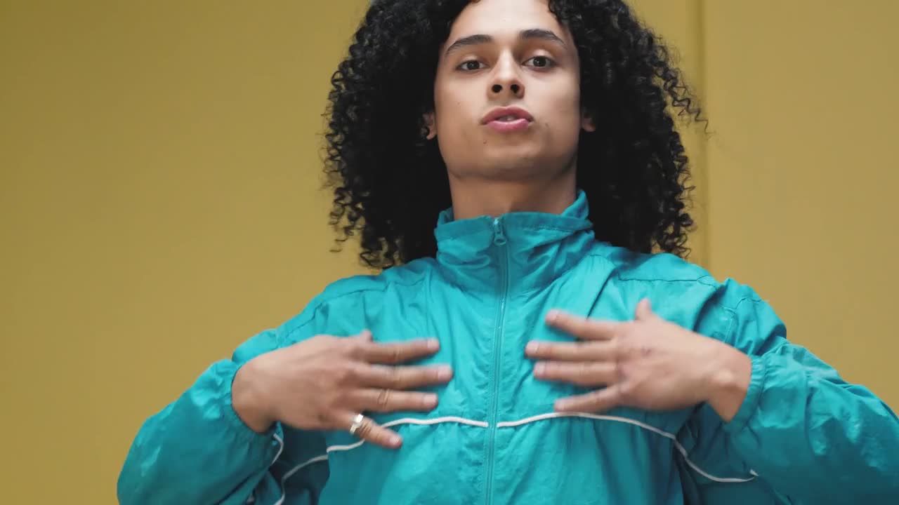 Stock Video Hip Hop Dancer Animated Wallpaper