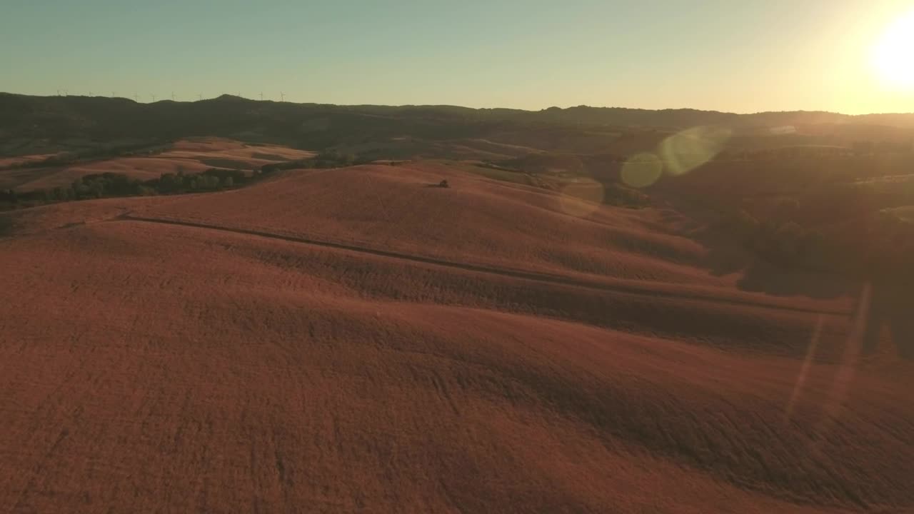 Stock Video Hills At Sunset Animated Wallpaper