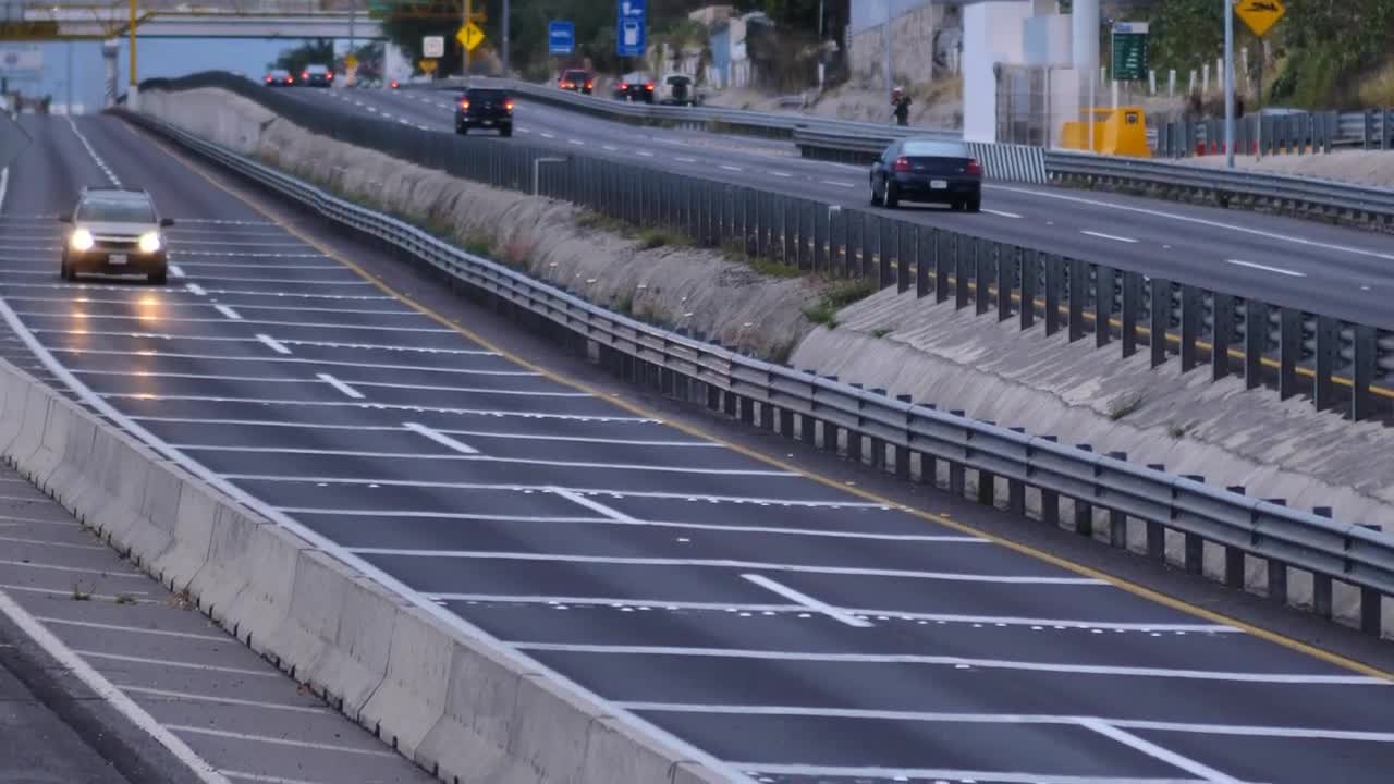 Stock Video Highway With Cars Passing In Slow Motion Animated Wallpaper