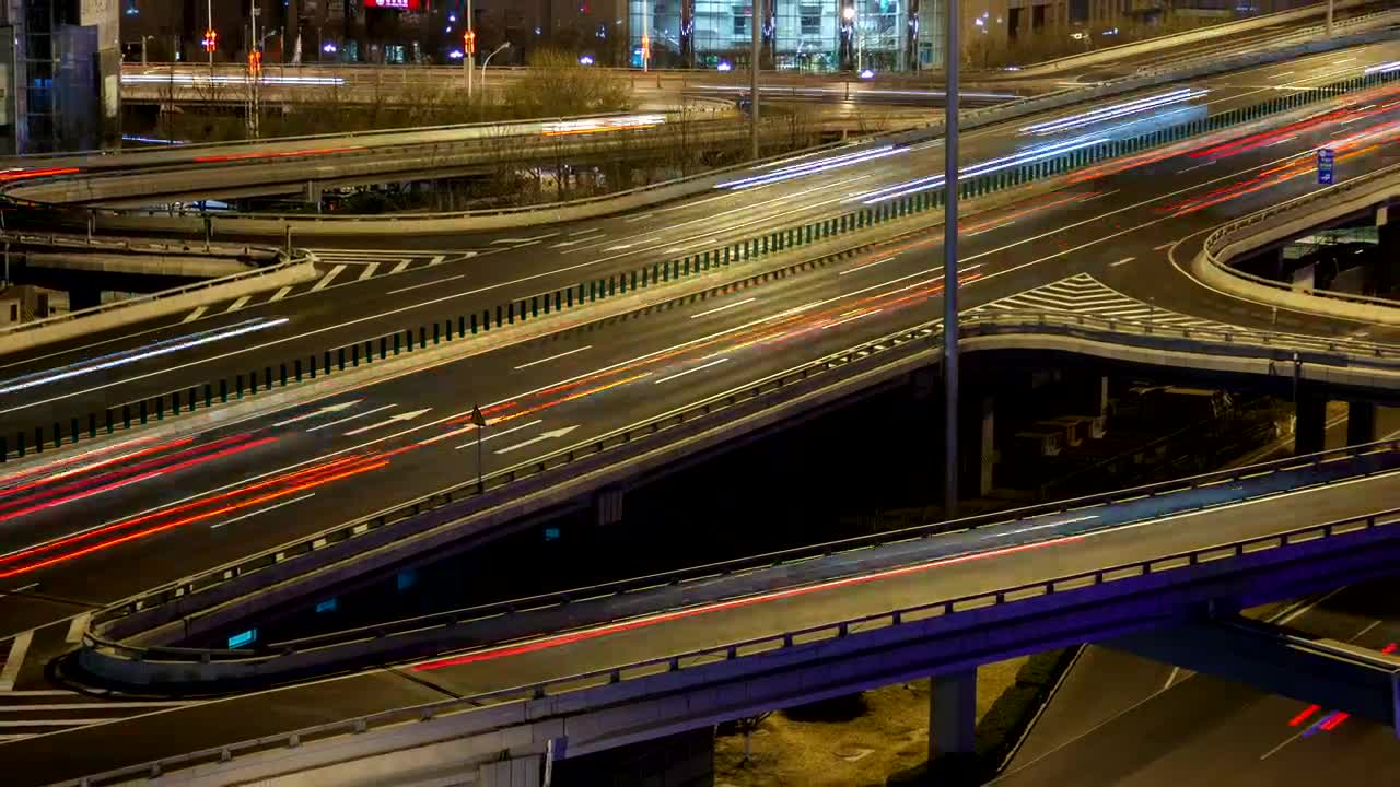 Stock Video Highway Traffic In Fast Motion Animated Wallpaper