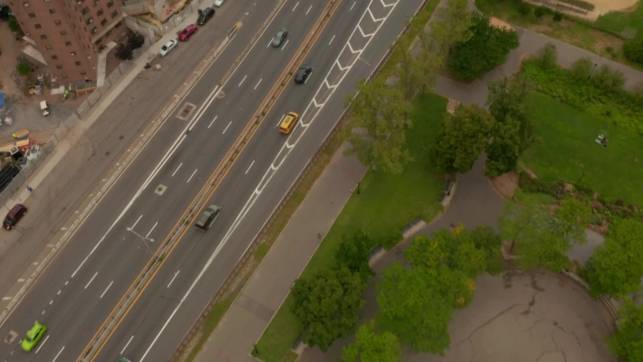 Stock Video Highway Near Apartment Buildings In New York Animated Wallpaper