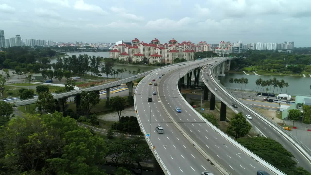 Stock Video Highway In Singapore Animated Wallpaper