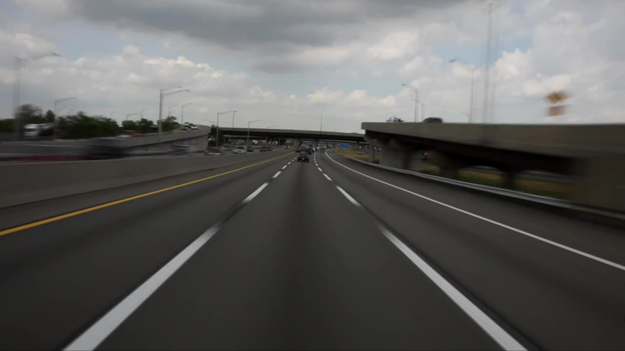Stock Video Highway Going Past An Airport Animated Wallpaper