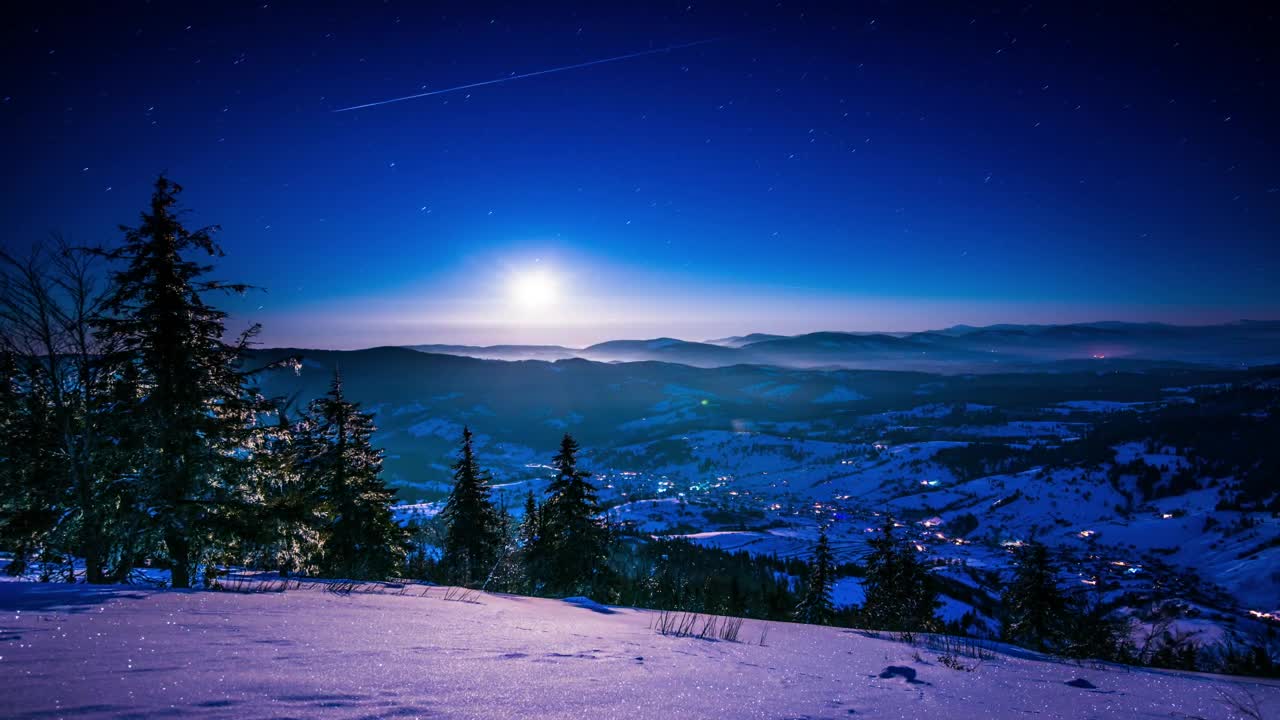 Stock Video High Point Of View In The Carpathian Mountains Animated Wallpaper