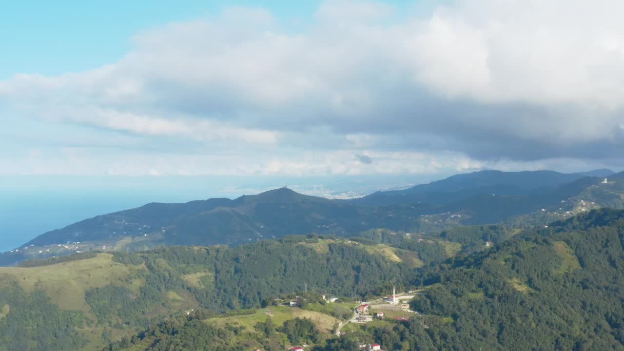 Stock Video High Above The Hills Animated Wallpaper