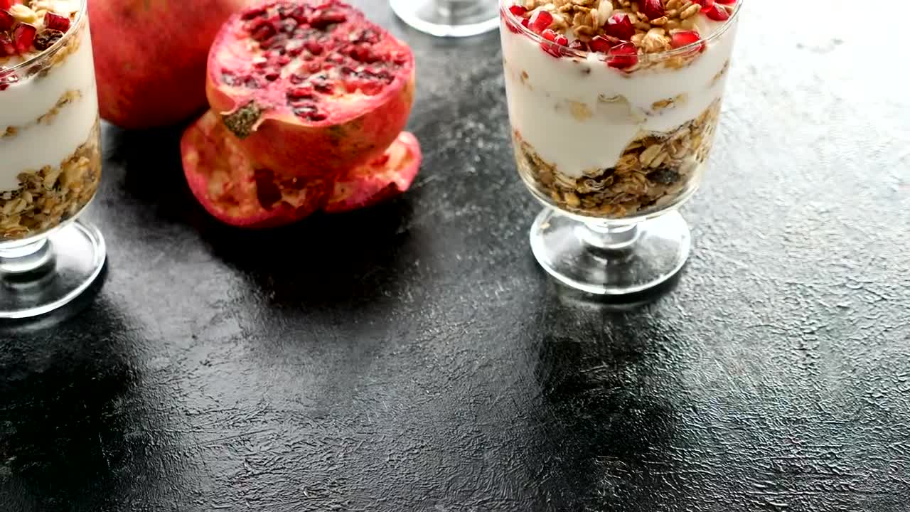 Stock Video Healthy Breakfast Animated Wallpaper