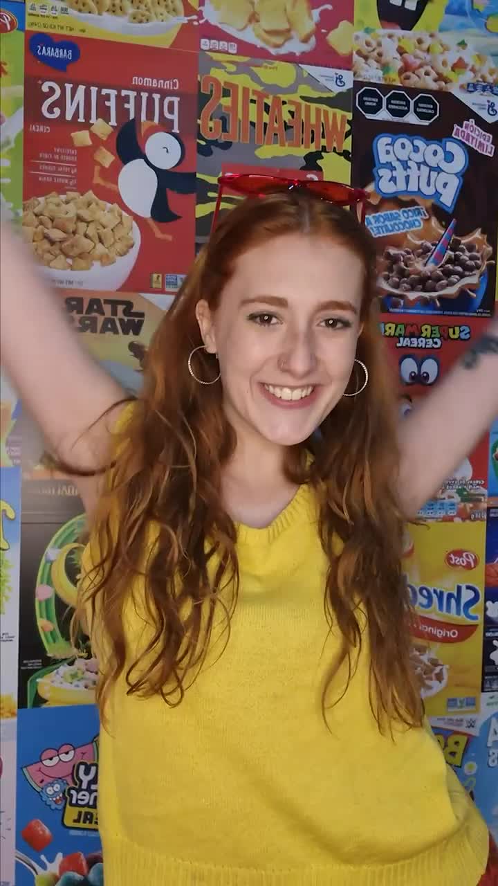 Stock Video Happy Girl Posing In Front Of The Camera Animated Wallpaper