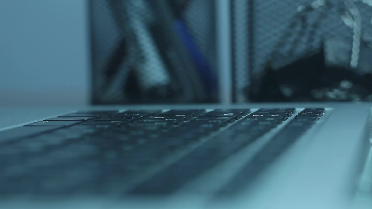Stock Video Hands Typing On Computer Keyboard Animated Wallpaper
