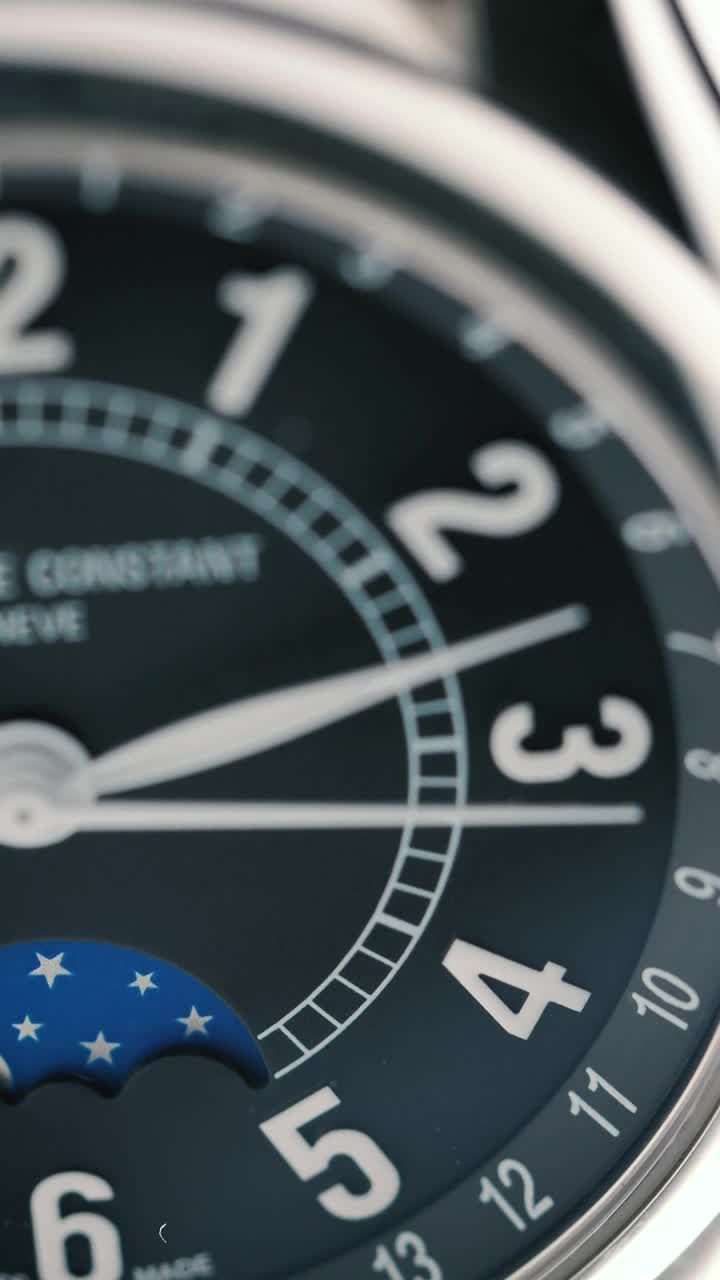 Stock Video Hands On An Automatic Watch Animated Wallpaper