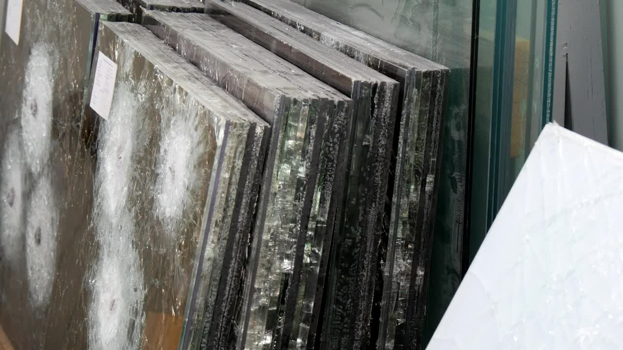 Stock Video Hands In Yellow Gloves Touching Glass Sheets Animated Wallpaper