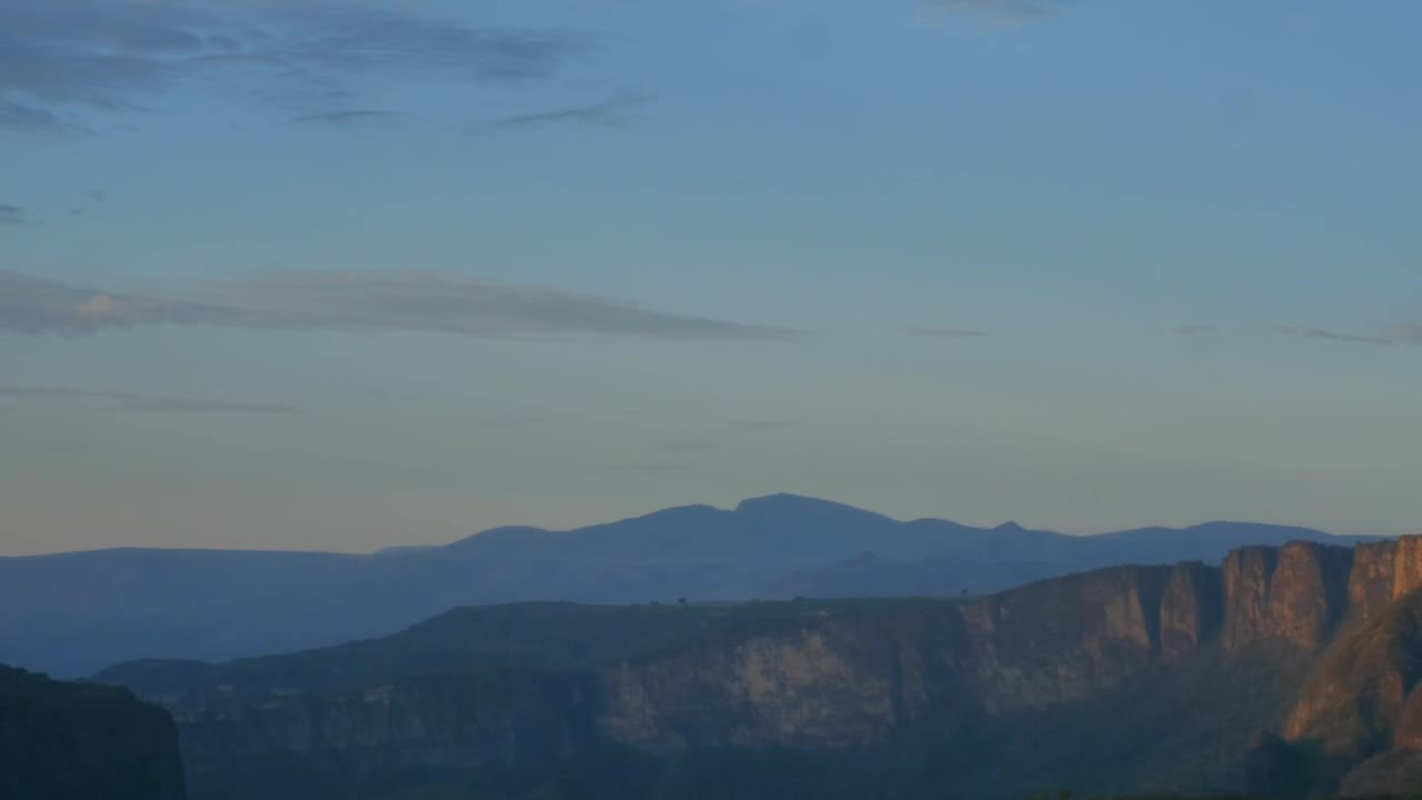 Stock Video Landscape With Mountains At Sunset Animated Wallpaper