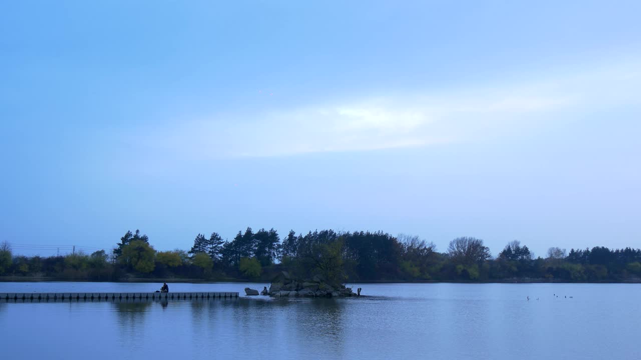 Stock Video Landscape Of A Calm Lake Animated Wallpaper