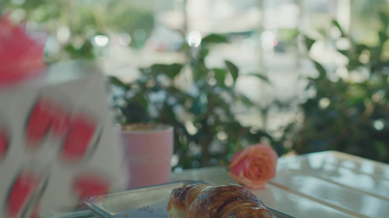 Stock Video Man Happy To Receive A Valentines Gift Animated Wallpaper