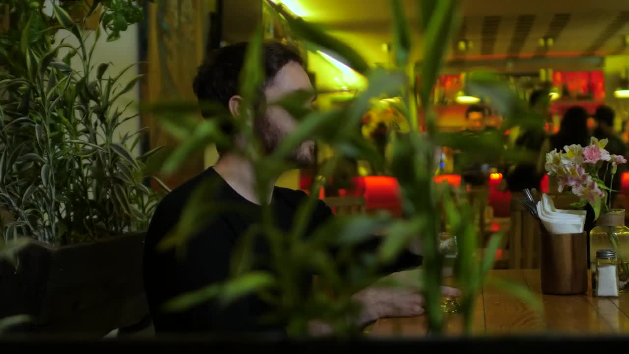 Stock Video Man Drinking Beer Animated Wallpaper