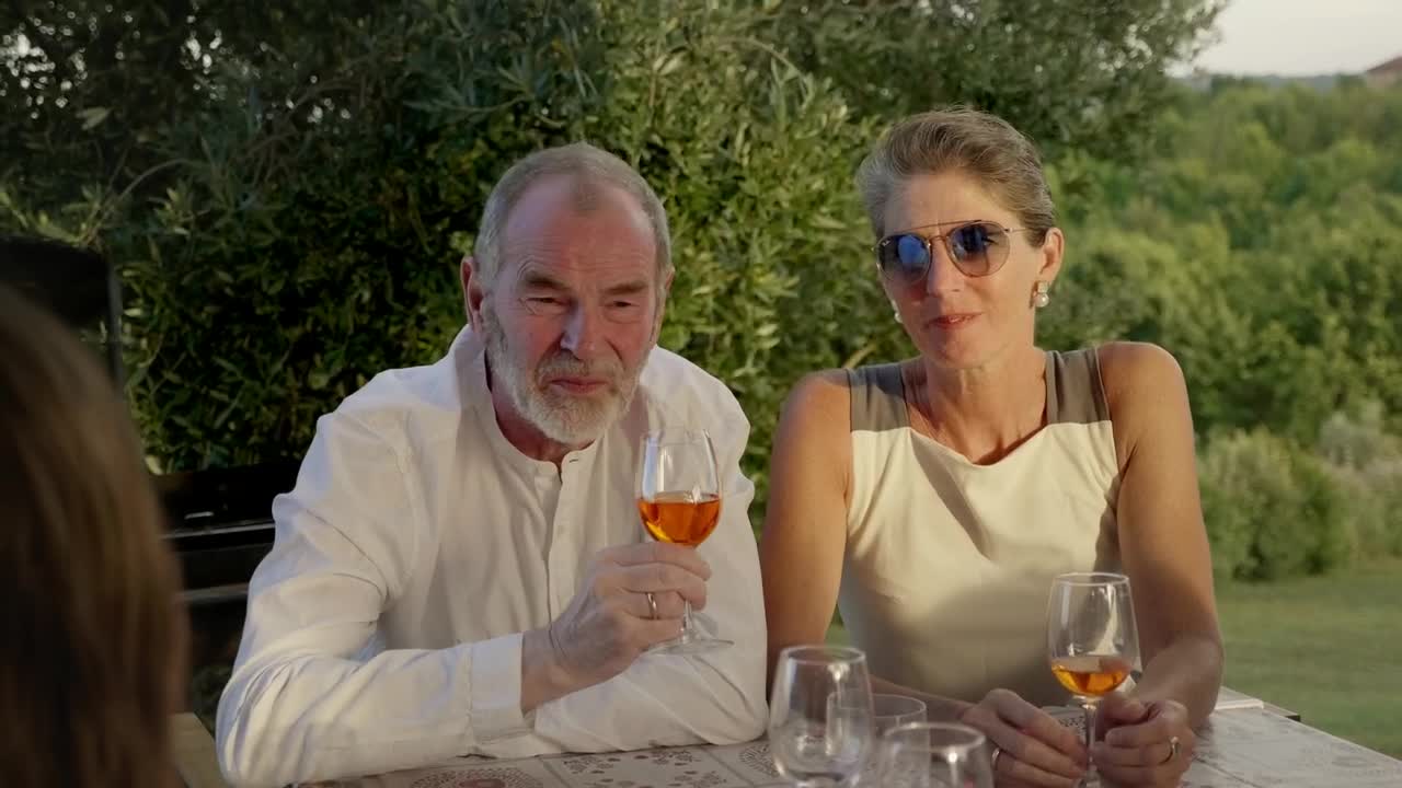 Stock Video Man Drinking A Glass Of Wine Animated Wallpaper