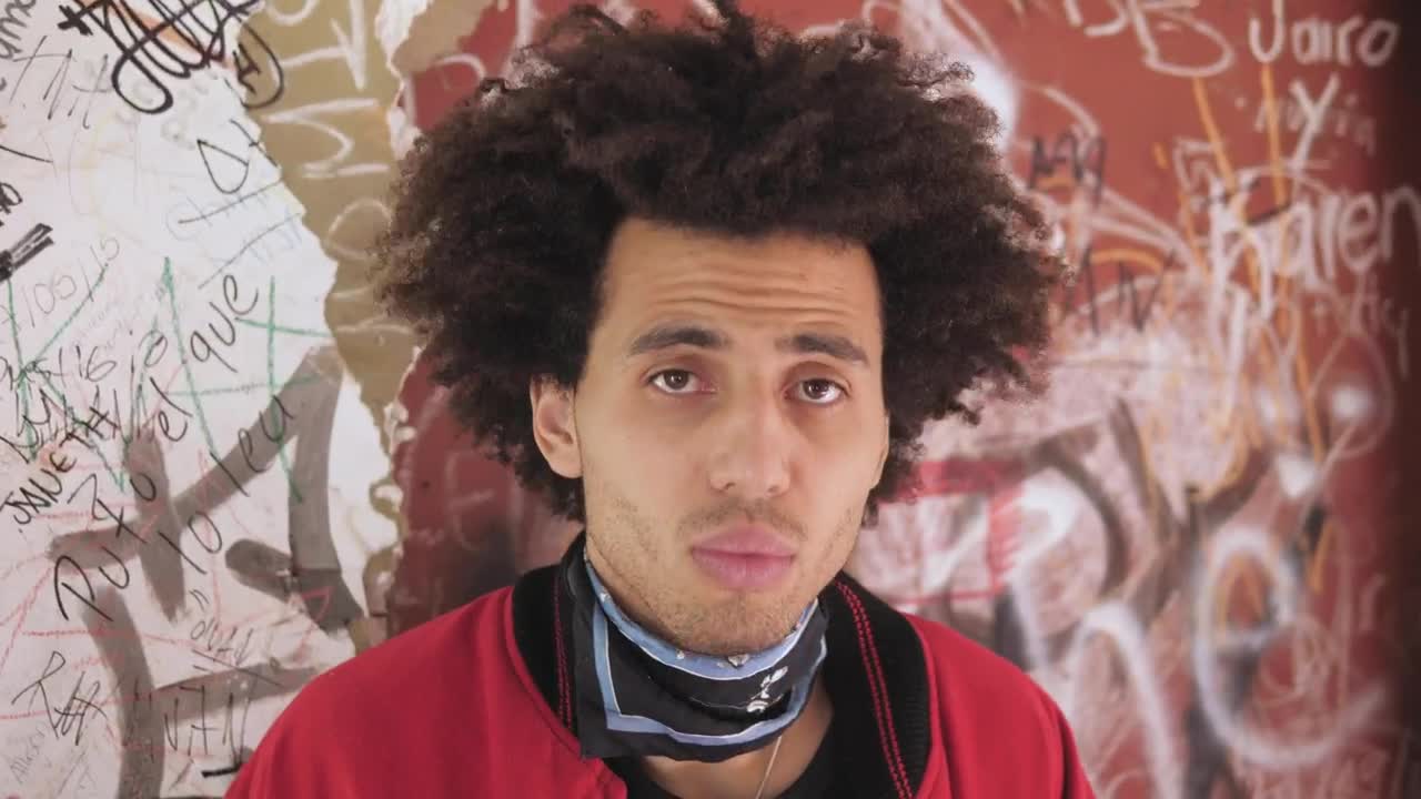 Stock Video Man Dancing Hip Hop Animated Wallpaper