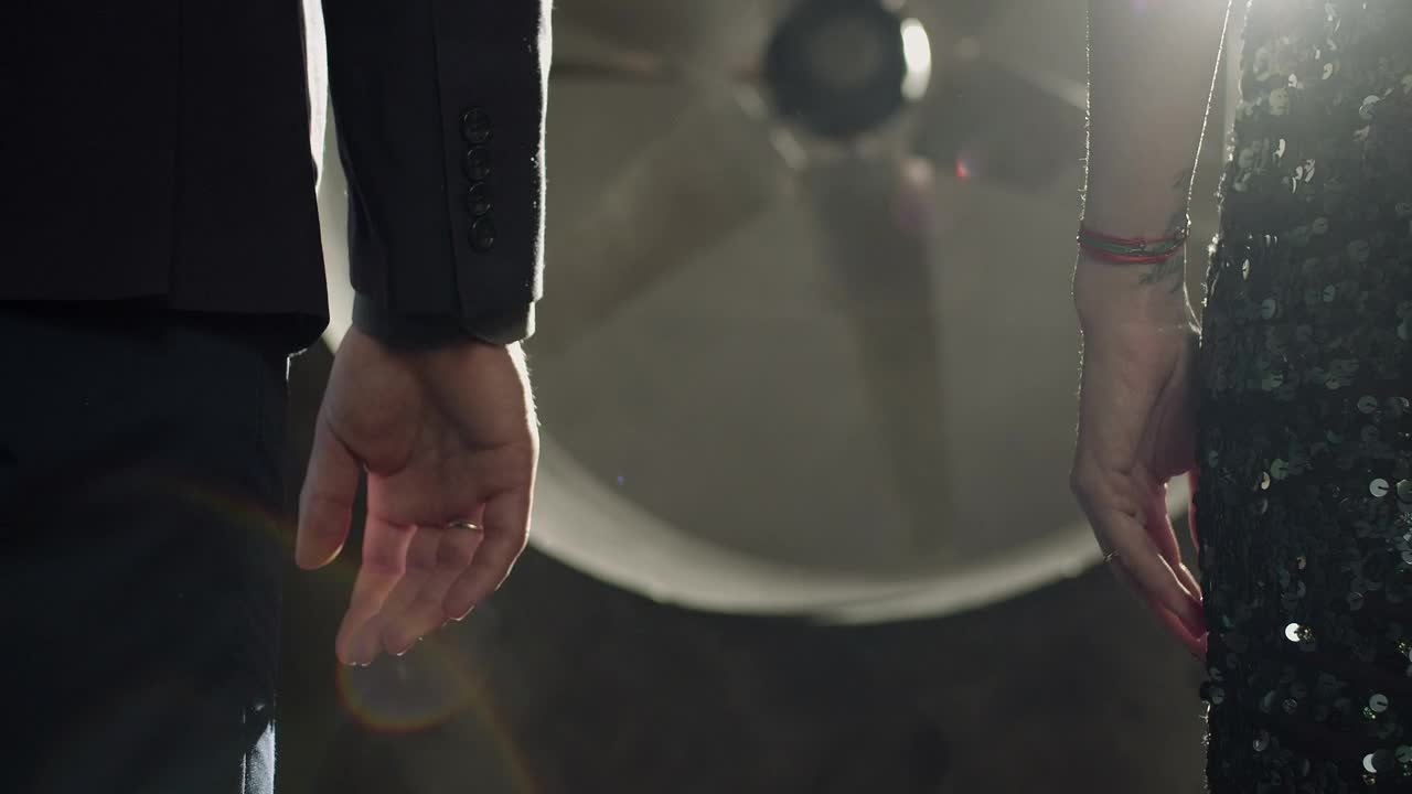 Stock Video Man And Woman Holding Hands Animated Wallpaper