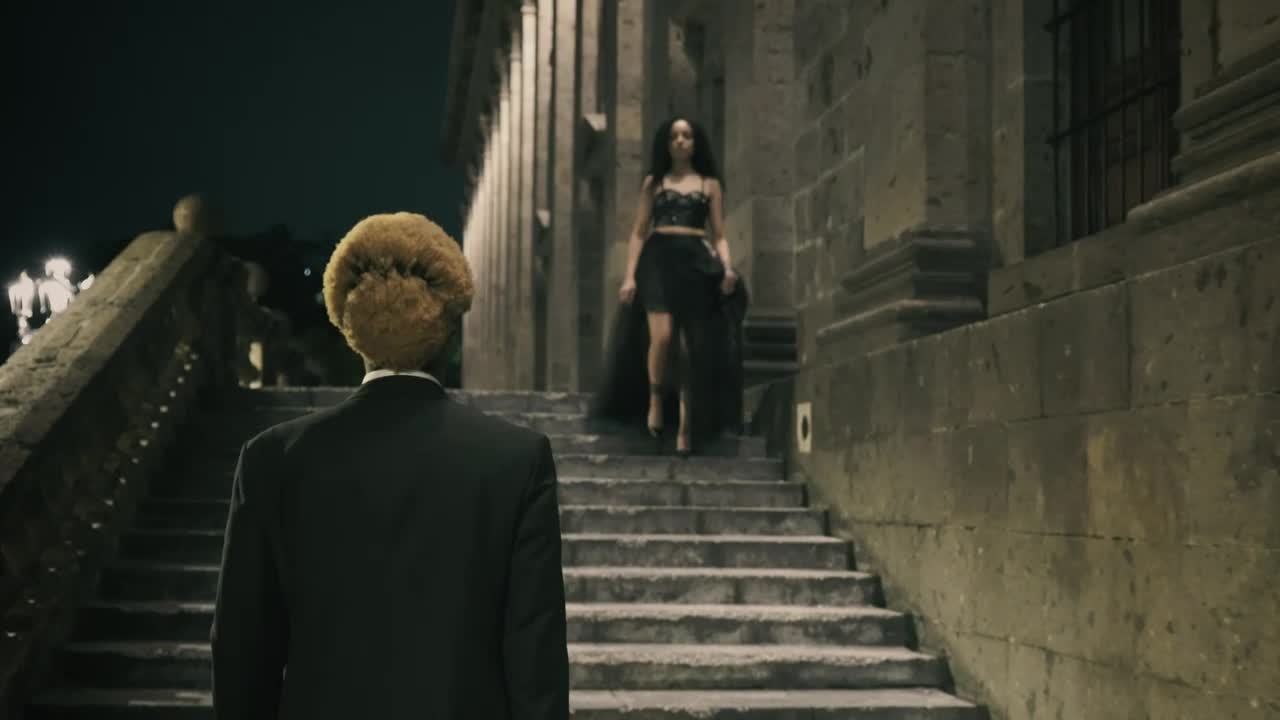 Stock Video Man And Woman Flirting Animated Wallpaper