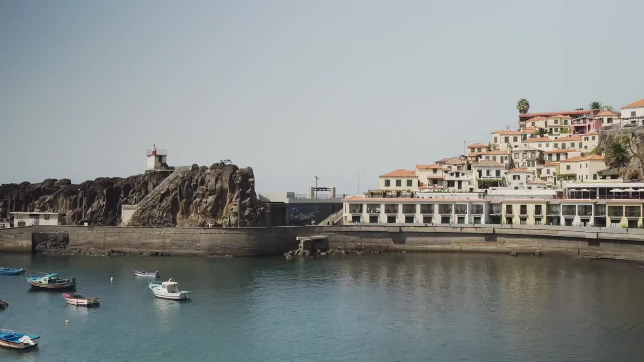 Stock Video Malecon Of A Coastal City Animated Wallpaper