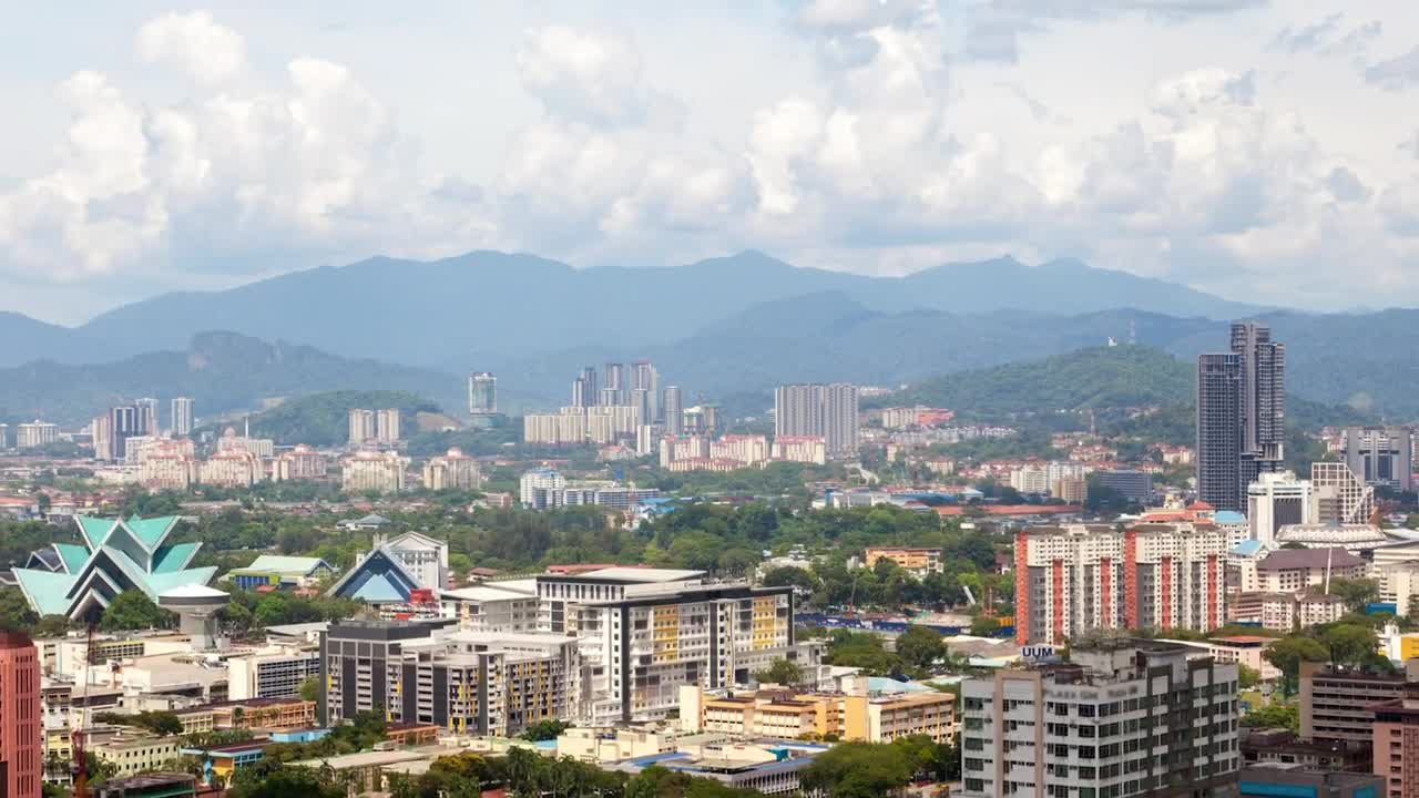 Stock Video Malaysia Cityscape At Daytime Animated Wallpaper
