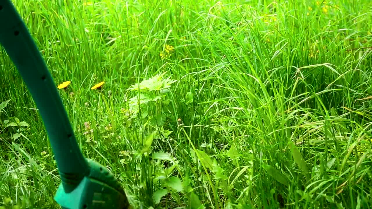 Stock Video Machine Mowing The Lawn Animated Wallpaper