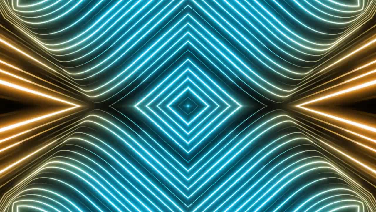 Stock Video Luminous Energy Flowing Animated Wallpaper