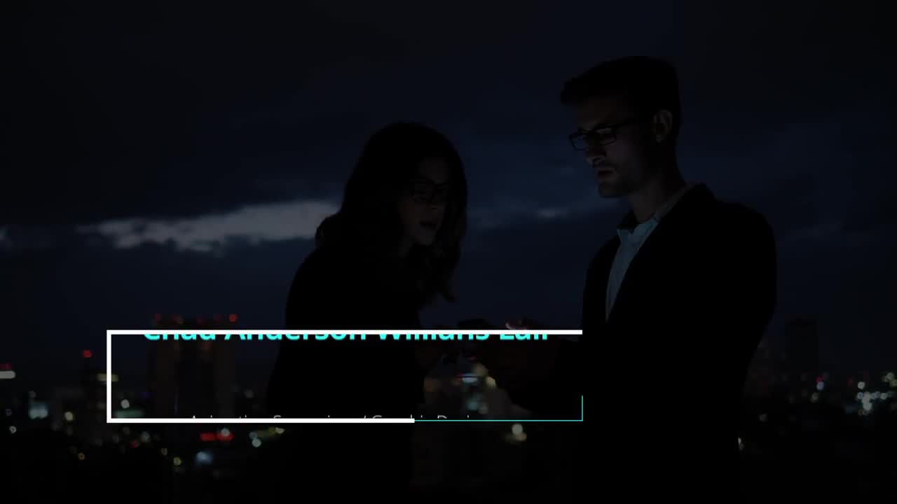 Stock Video Lower Third With Outline Frame Animated Wallpaper