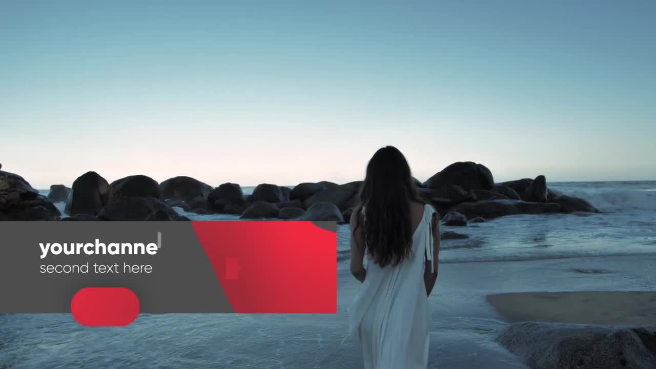 Stock Video Lower Third Subscribe Banner Animated Wallpaper