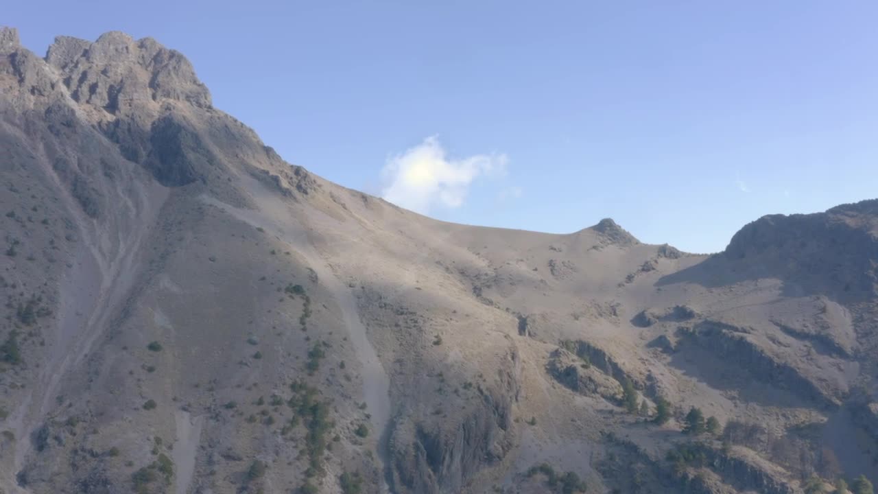 Stock Video Low View Of The Top Of A Mountain Animated Wallpaper