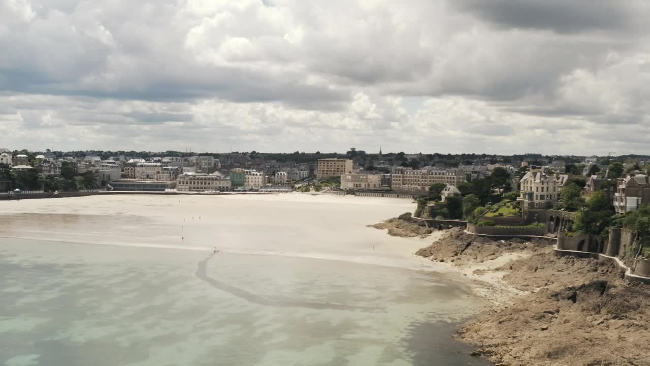Stock Video Low Tide In A Fishing Village Animated Wallpaper