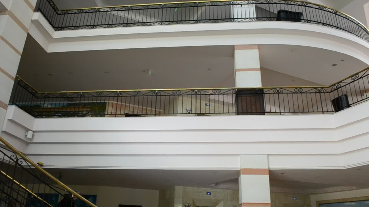 Stock Video Looking Up Through Different Floors Animated Wallpaper