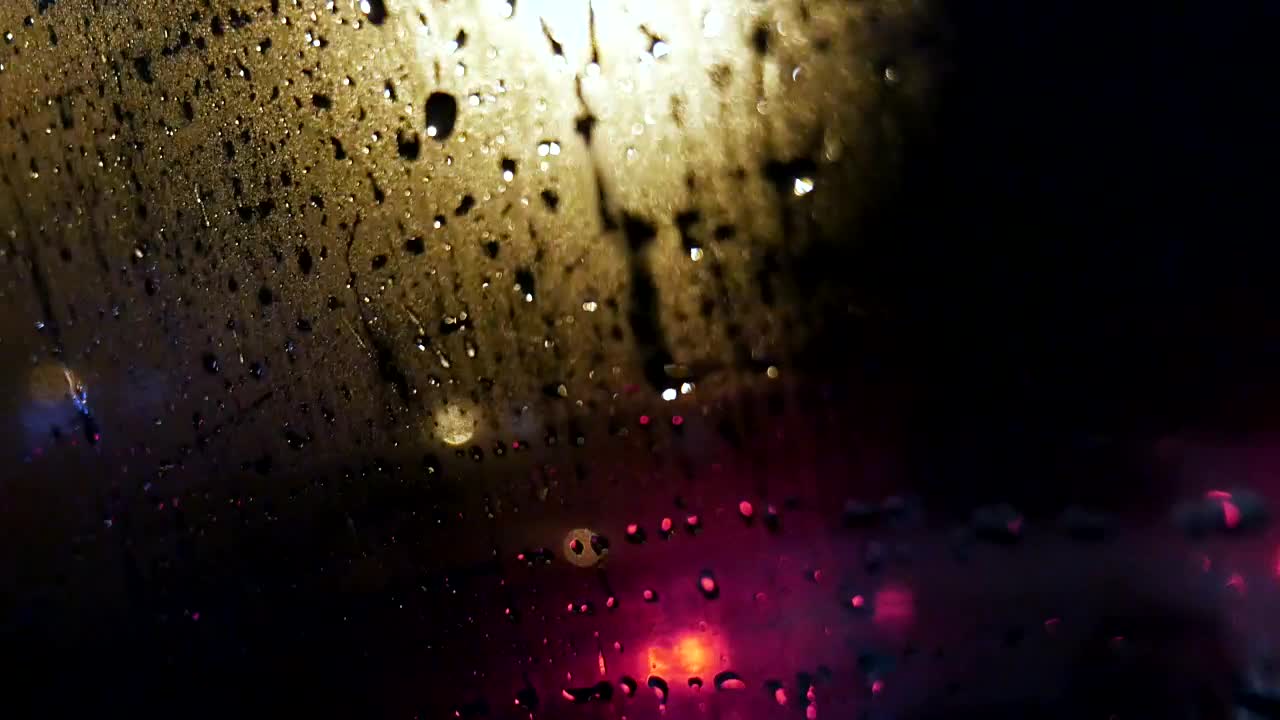 Stock Video Looking Out Through A Wet Car Window Animated Wallpaper