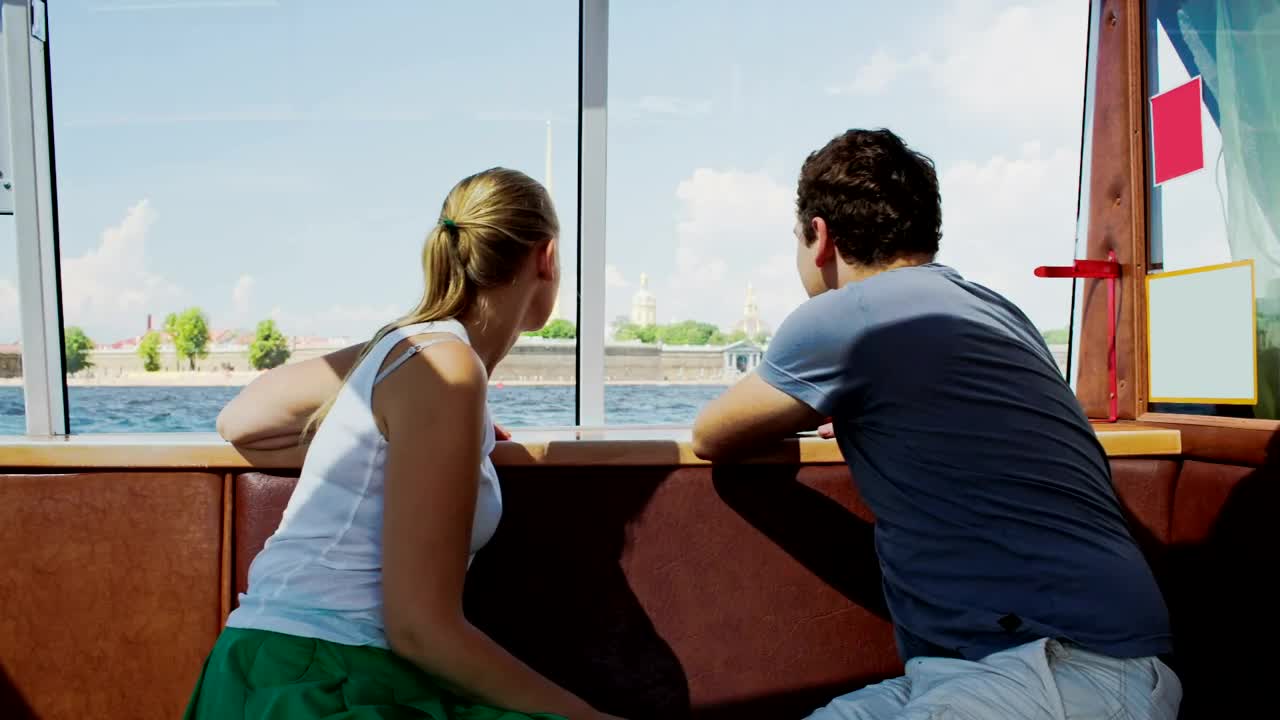 Stock Video Looking Out From A Tourist Boat Animated Wallpaper