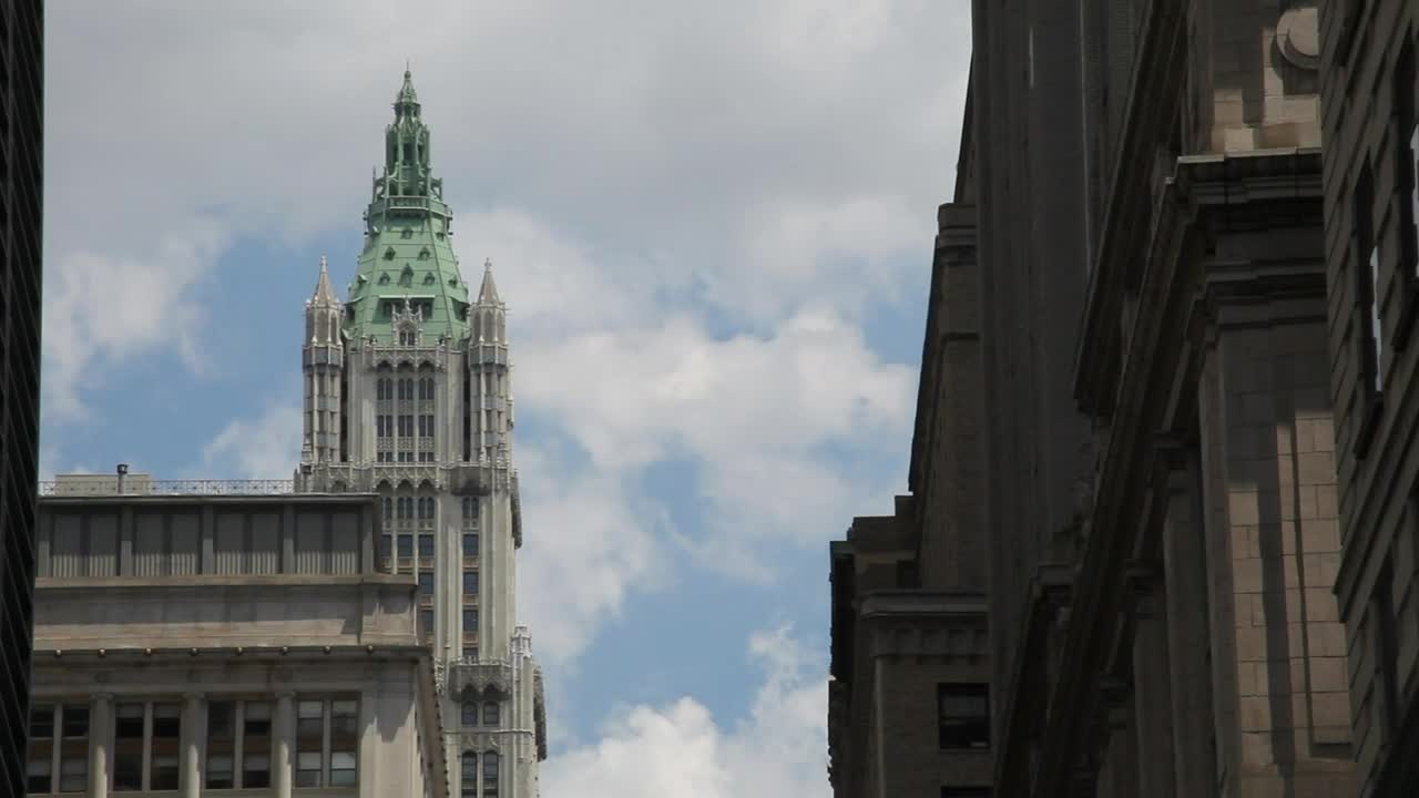 Stock Video Looking Between Buildings In Nyc Animated Wallpaper