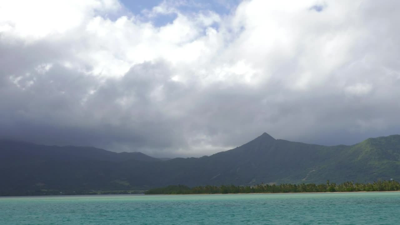 Stock Video Looking Back Towards The Island Animated Wallpaper