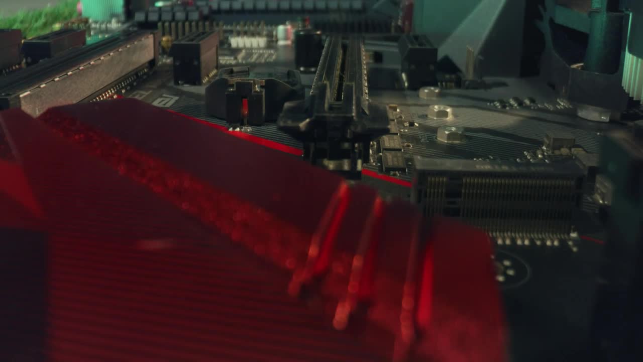 Stock Video Look Inside A Computer Animated Wallpaper