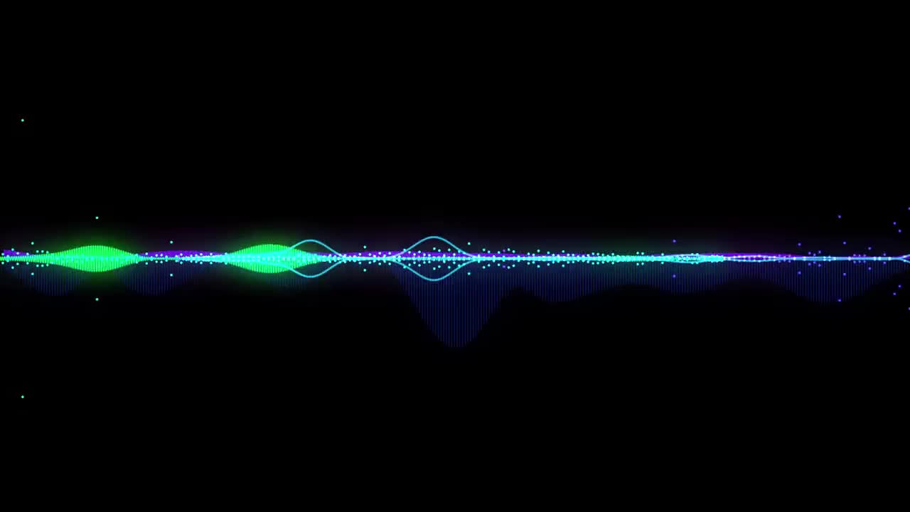 Stock Video Logo Audio Visualizer Animated Wallpaper