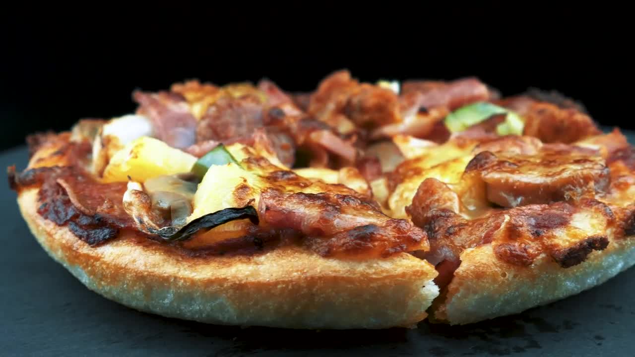 Stock Video Little Pizza Animated Wallpaper