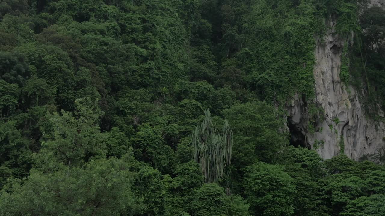 Stock Video Limestone Mountain And A Golden Statue Animated Wallpaper