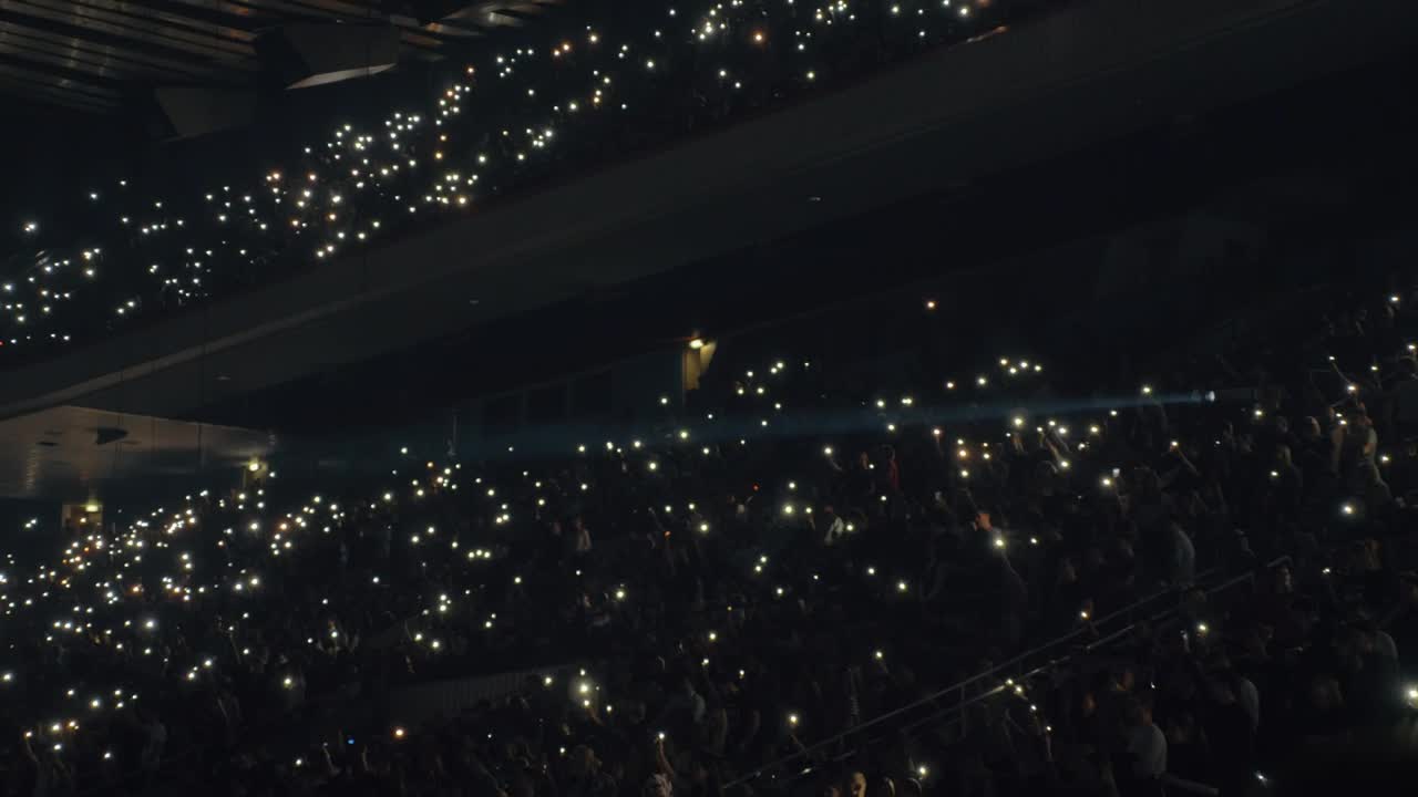 Stock Video Lights Throughout A Theater Animated Wallpaper