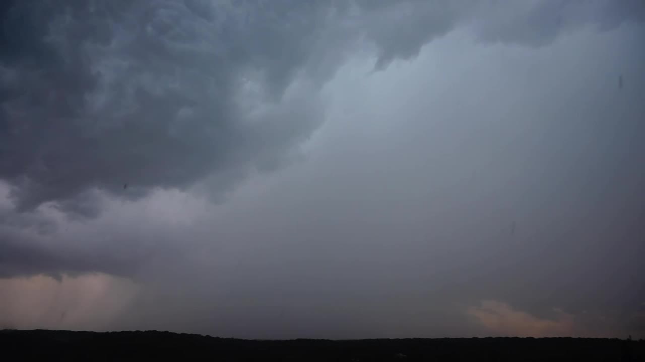 Stock Video Lightning Breaking Through The Clouds Animated Wallpaper