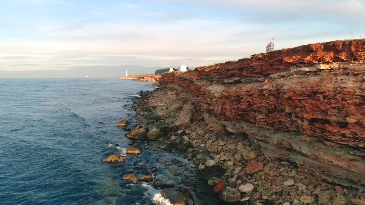 Stock Video Lighthouse In The Distance Animated Wallpaper