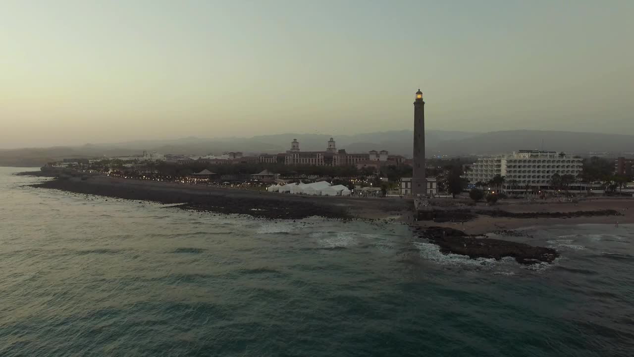 Stock Video Lighthouse In Gran Canaria Animated Wallpaper