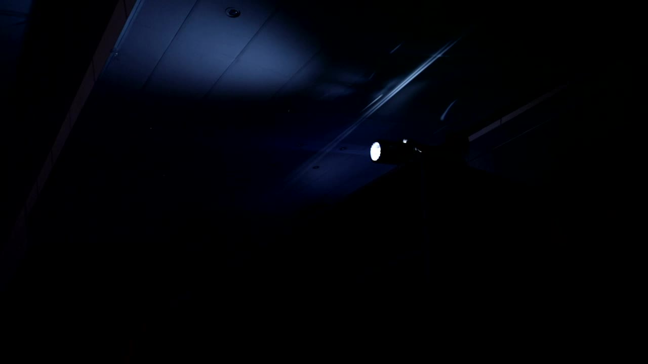 Stock Video Light Worker In A Theater Animated Wallpaper