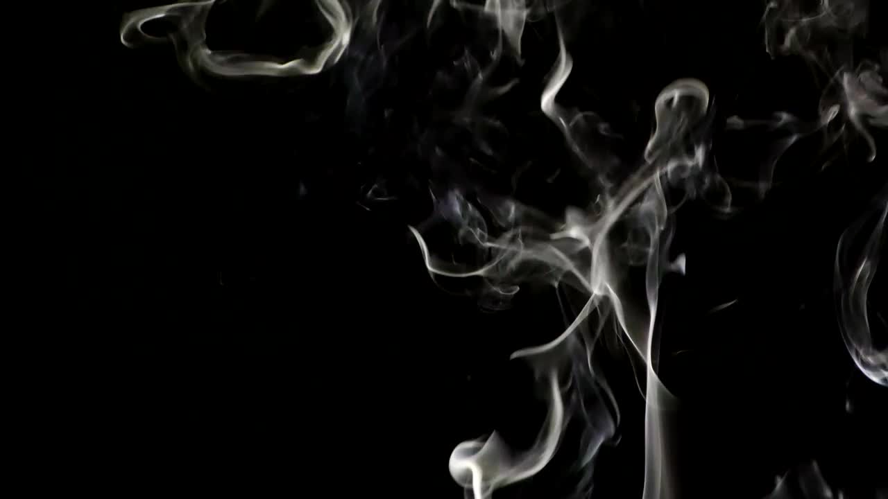 Stock Video Light Smoke Lines On Black Background Animated Wallpaper