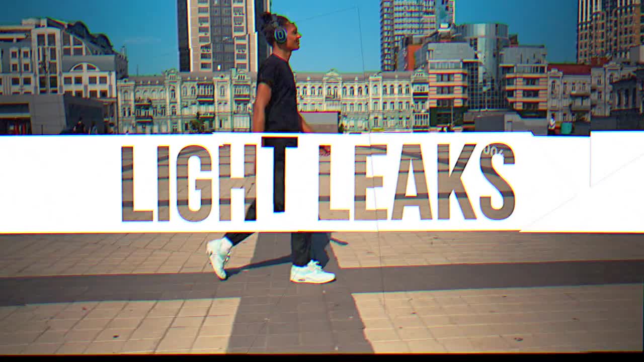 Stock Video Light Leak Motion Opener Animated Wallpaper