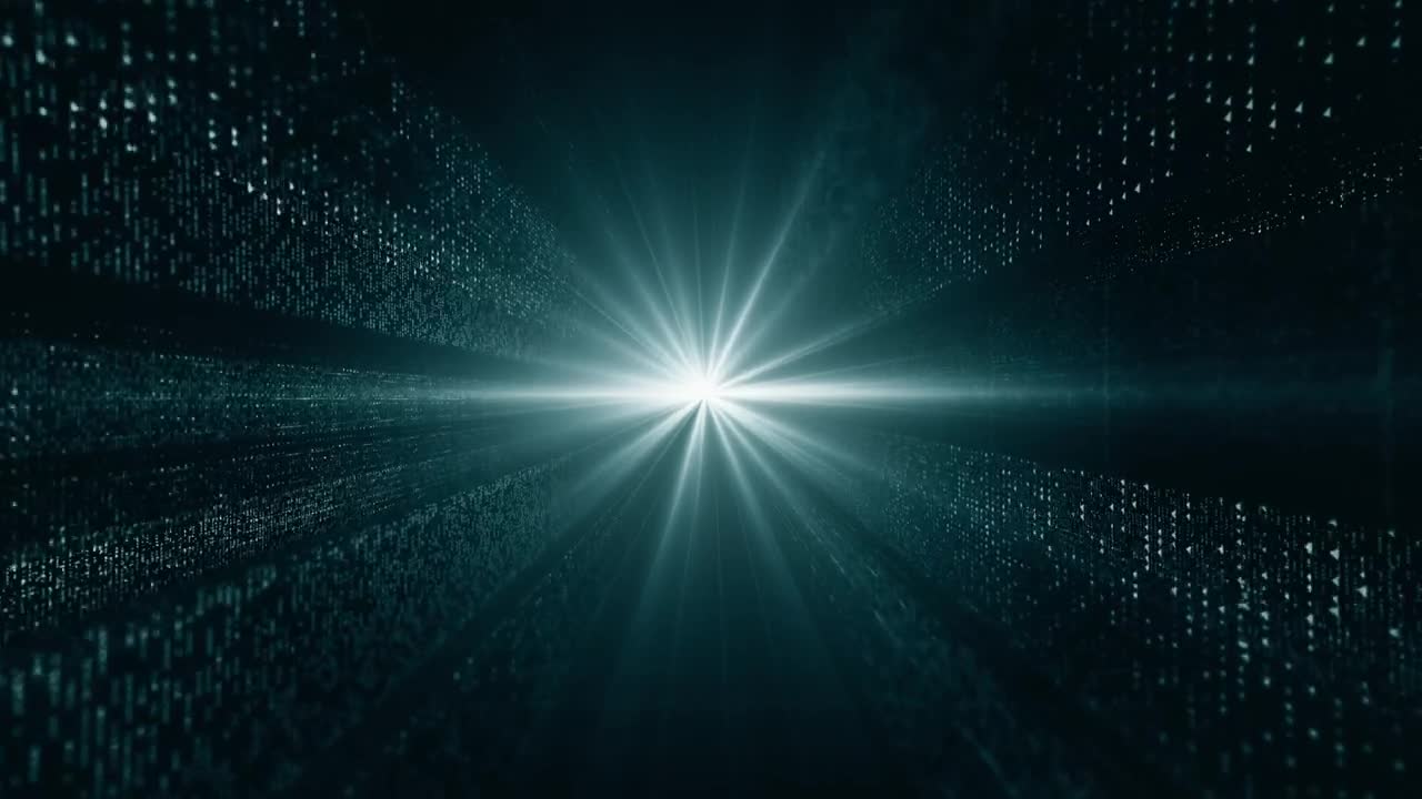 Stock Video Light In The Background Of A Virtual D Database Animated Wallpaper