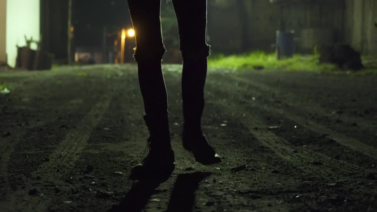 Stock Video Led Mask Worn By Scary Man Animated Wallpaper